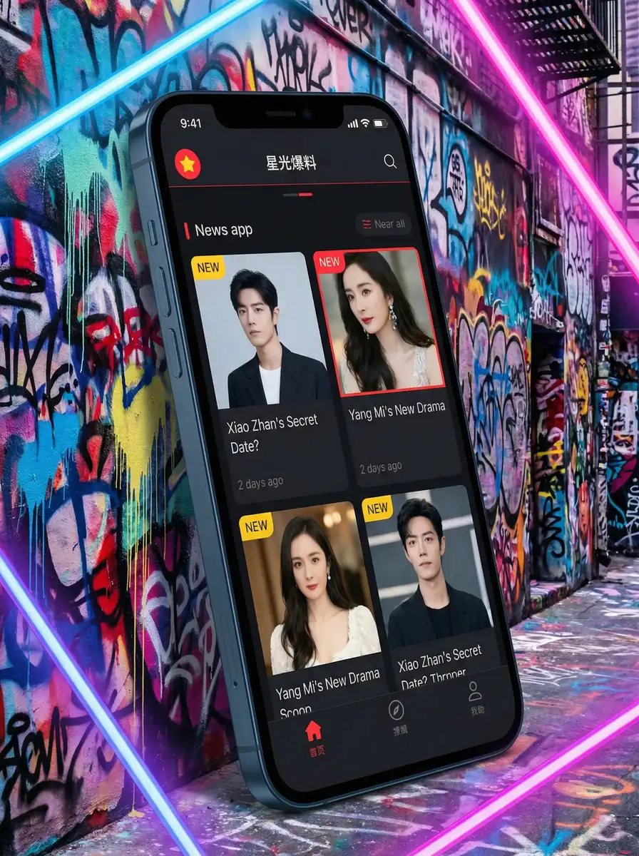 黑料不打烊入口 APP界面展示 - 掌上吃瓜神器